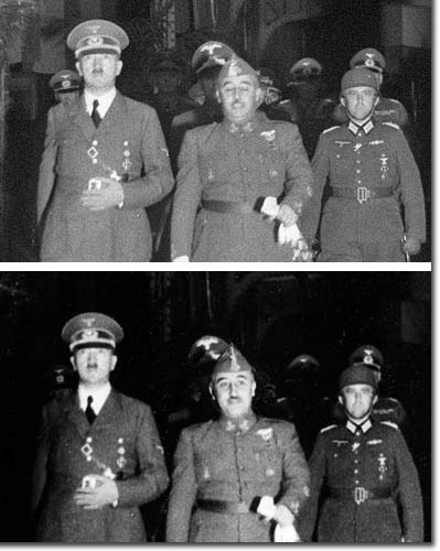 Hitler ando Franco. the whole history. Hendaya